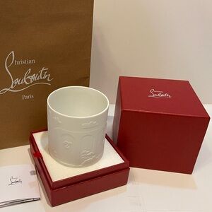 Christian Louboutin Lithophane Candle & Tray